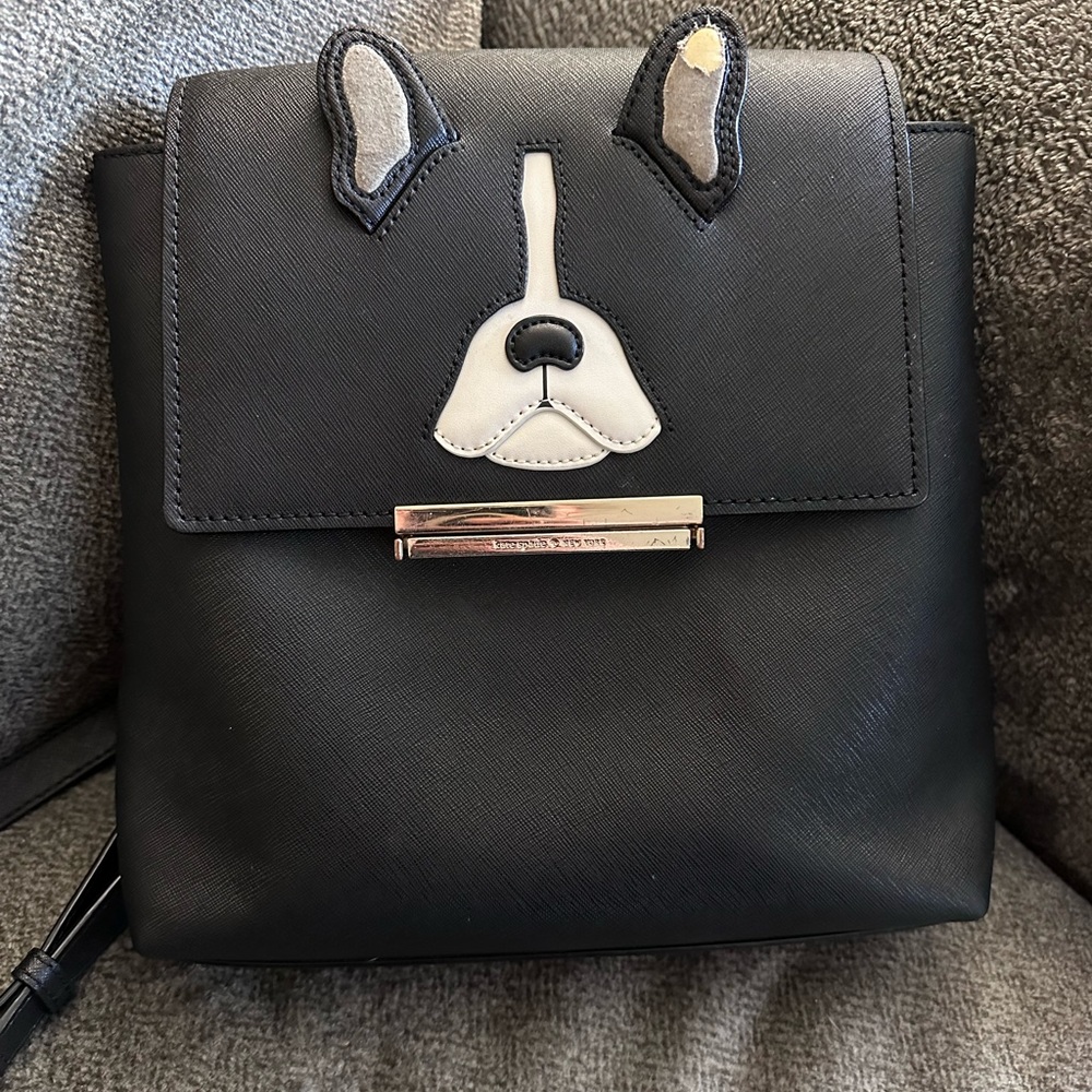 Kate Spade Make it Mine Backpack & Flaps Boston Terrier